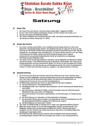 Satzung pdf
